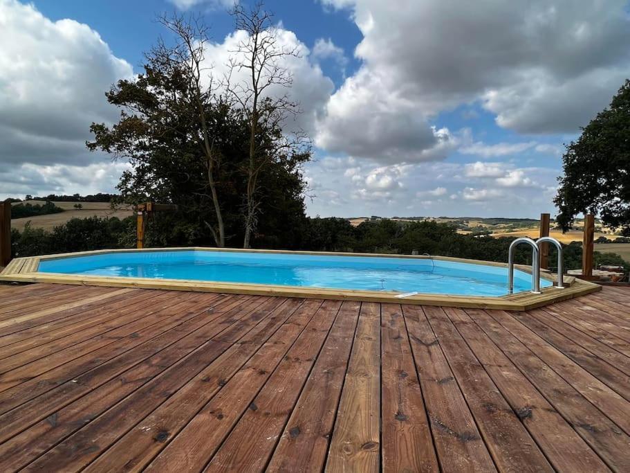Gite A La Ferme Avec Jacuzzi Et Piscine Chauffee Saint-Felix-de-Tournegat 外观 照片